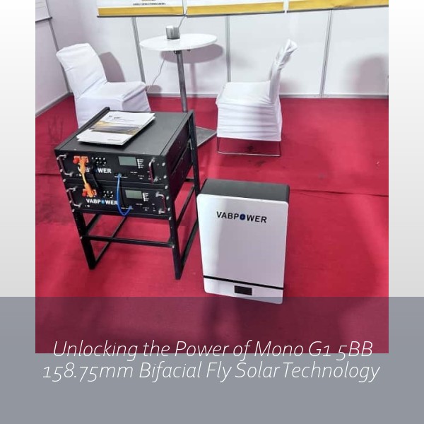 Unlocking the Power of Mono G1 5BB 158.75mm Bifacial Fly Solar Technology